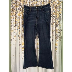 American Eagle hi-rise artist flare size 20 short